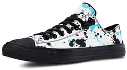 image-Fashion Printed Couple High Top Canvas Shoes