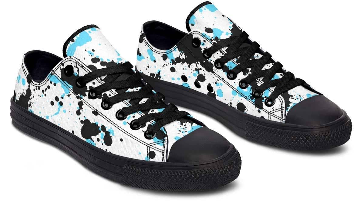 image-Fashion Printed Couple High Top Canvas Shoes