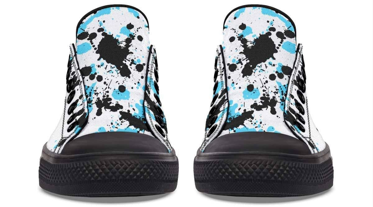 image-Fashion Printed Couple High Top Canvas Shoes