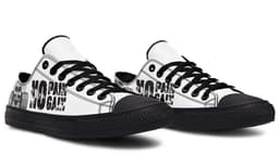 image-Fashion Printed Couple High Top Canvas Shoes