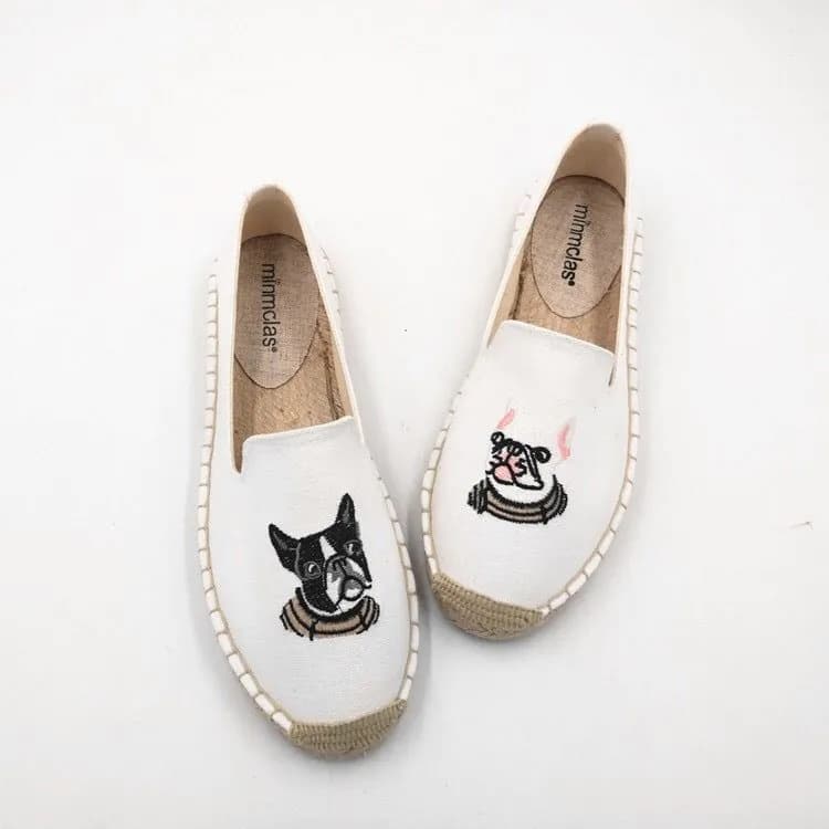 image-Fashion Personality New Embroidered Fisherman Shoes