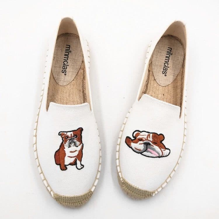 image-Fashion Personality New Embroidered Fisherman Shoes