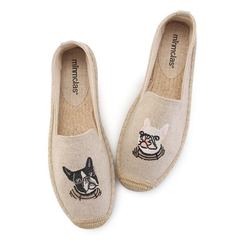 image-Fashion Personality New Embroidered Fisherman Shoes