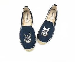 image-Fashion Personality New Embroidered Fisherman Shoes