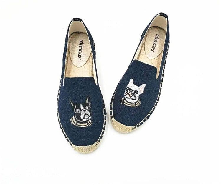 image-Fashion Personality New Embroidered Fisherman Shoes