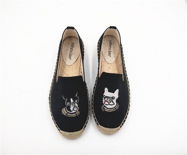 image-Fashion Personality New Embroidered Fisherman Shoes