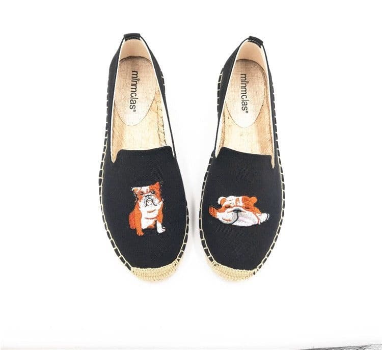 image-Fashion Personality New Embroidered Fisherman Shoes
