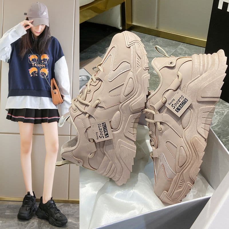 image-Breathable And Versatile Sports Casual Thick Soled Shoes