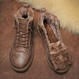 image-Personalized Youth Casual Fashion Shoes Winter Plush