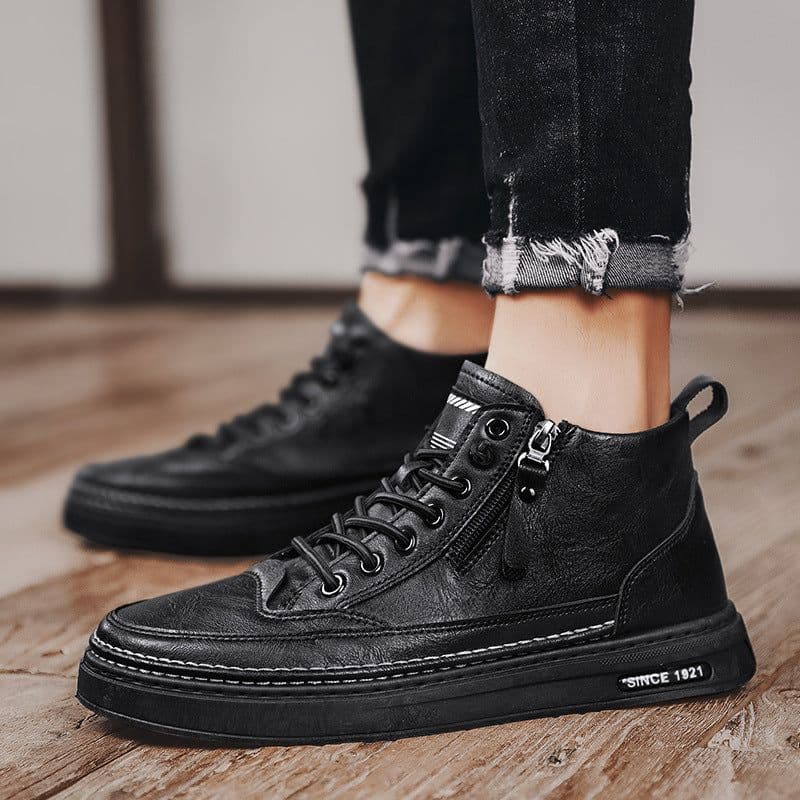image-Personalized Youth Casual Fashion Shoes Winter Plush