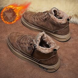 image-Personalized Youth Casual Fashion Shoes Winter Plush