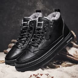 image-Personalized Youth Casual Fashion Shoes Winter Plush