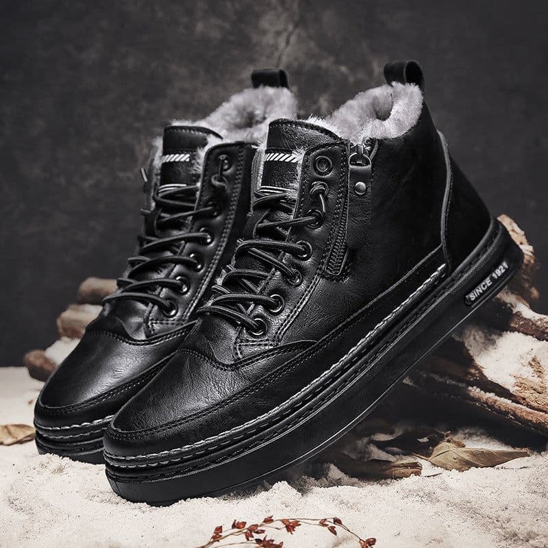 image-Personalized Youth Casual Fashion Shoes Winter Plush