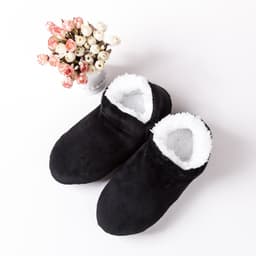 image-Men's Plus Size Plus Velvet Thick Indoor Non-slip Floor Shoes