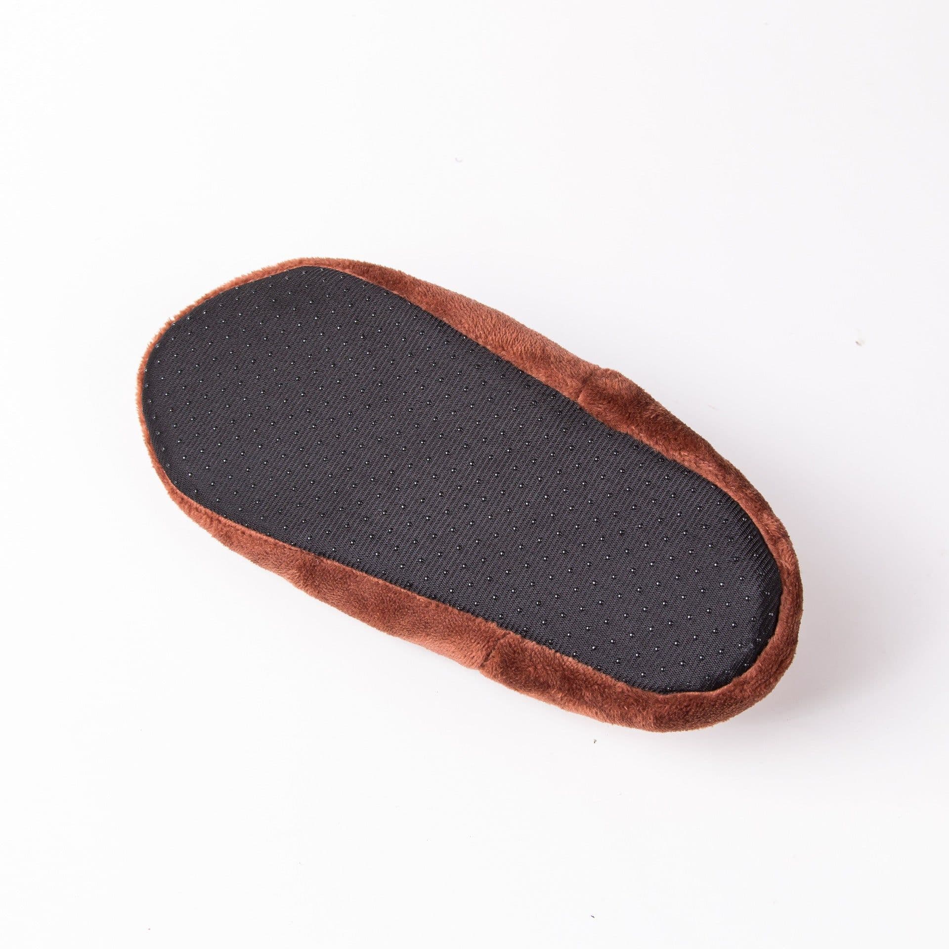 image-Men's Plus Size Plus Velvet Thick Indoor Non-slip Floor Shoes