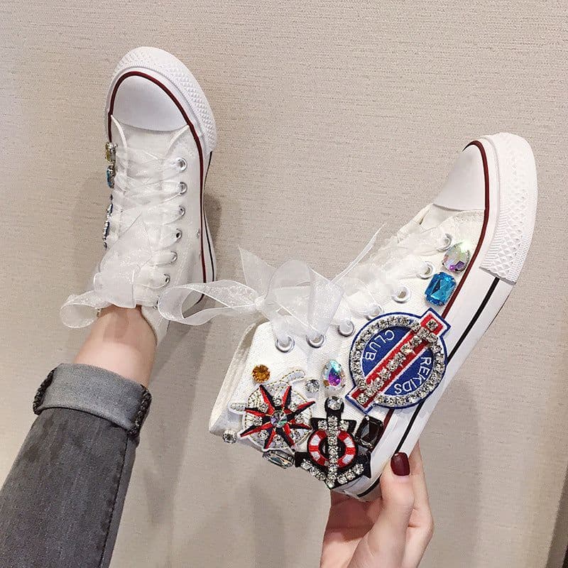 image-Women's Muffin Lace Up Sneakers Casual Shoes