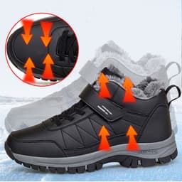 image-Men's Season High Top Snow Shoes Elderly Walking