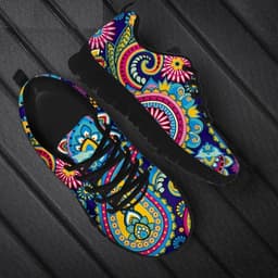 image-Bohemian Mandela Floral Lace Up Casual Shoes