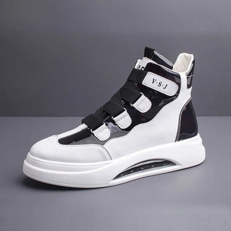 image-Fashionable Color Blocking High Profile Shoes For Men