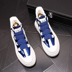 image-Fashionable Color Blocking High Profile Shoes For Men