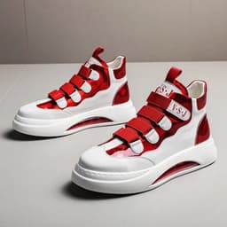 image-Fashionable Color Blocking High Profile Shoes For Men