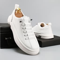 image-Personalized Slip On Men's Low Top Casual Sneakers