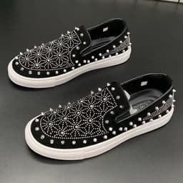 image-Fashion Rivet Breathable Casual Shoes For Men