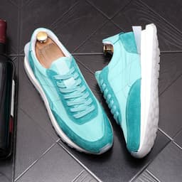 image-Men's Breathable Mesh Shoes Fashion Low Top Sports