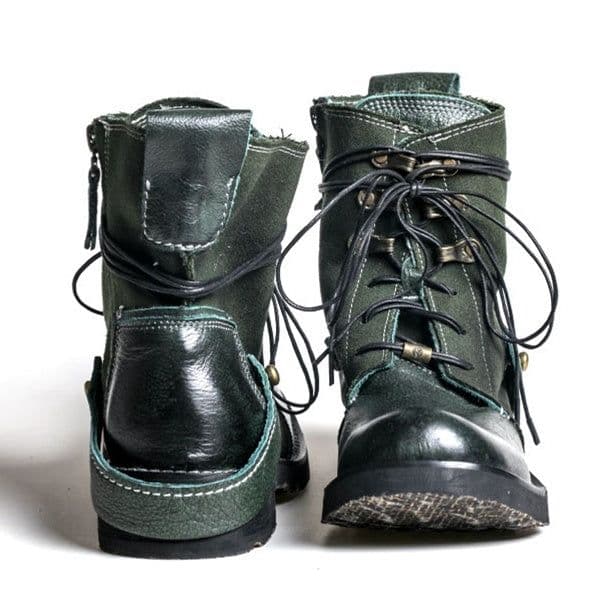 image-Outdoor Japanese Vintage Shoes Canvas Martin Boots