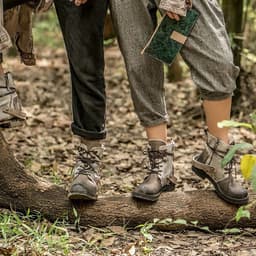 image-Outdoor Japanese Vintage Shoes Canvas Martin Boots