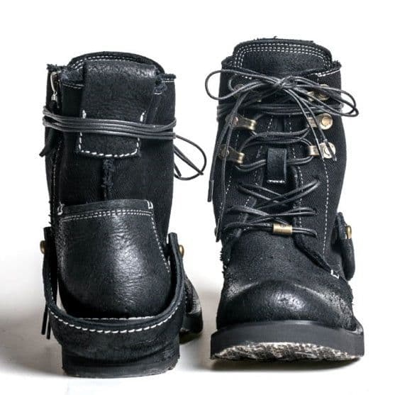 image-Outdoor Japanese Vintage Shoes Canvas Martin Boots