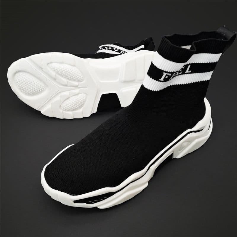 image-Autumn Elastic Socks Shoes Hipster Breathable Sleeve