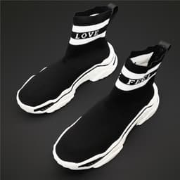 image-Autumn Elastic Socks Shoes Hipster Breathable Sleeve
