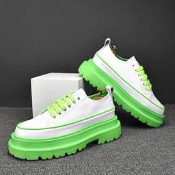 image-Board Shoes Low-top Casual High Thick Bottom Versatile
