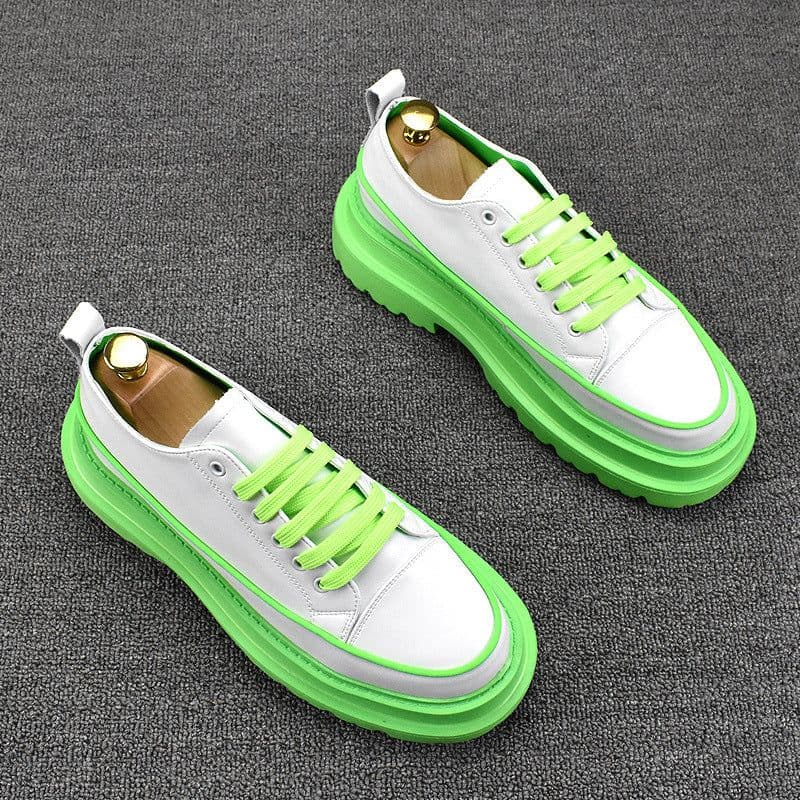 image-Board Shoes Low-top Casual High Thick Bottom Versatile