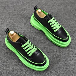 image-Board Shoes Low-top Casual High Thick Bottom Versatile