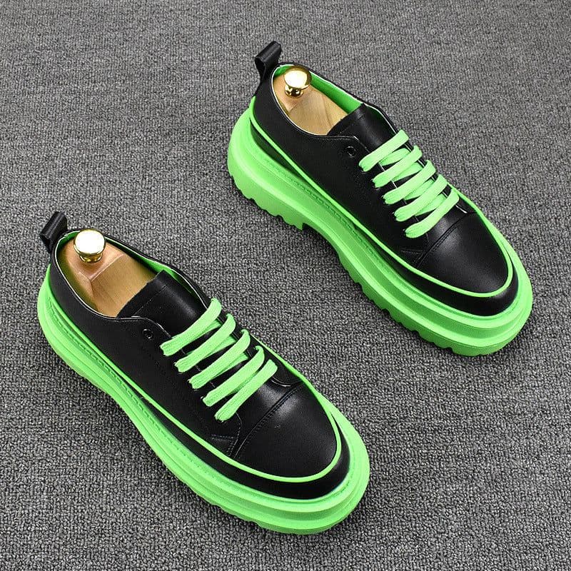 image-Board Shoes Low-top Casual High Thick Bottom Versatile