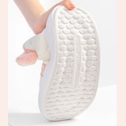 image-Wear Resistant Plush Warm Down Slippers