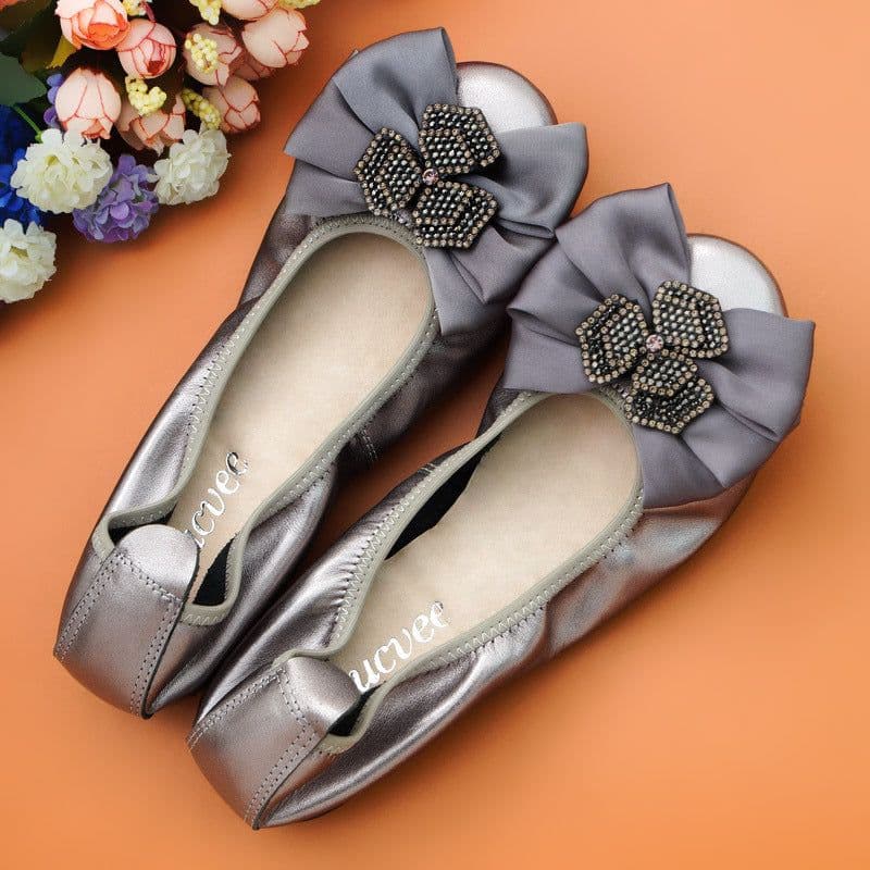 image-Women's Soft Soled Low Heel Flat Shoes