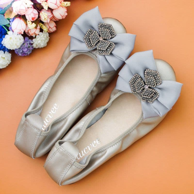 image-Women's Soft Soled Low Heel Flat Shoes