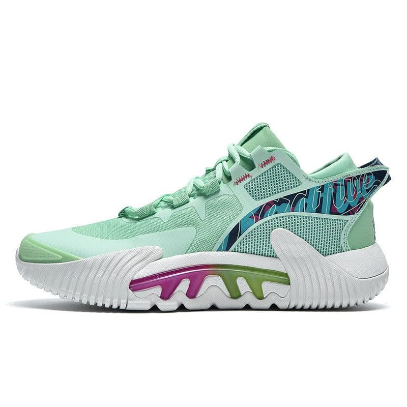 image-New Men's Fly Woven Basketball Shoes Mesh Sports High Top Breathable