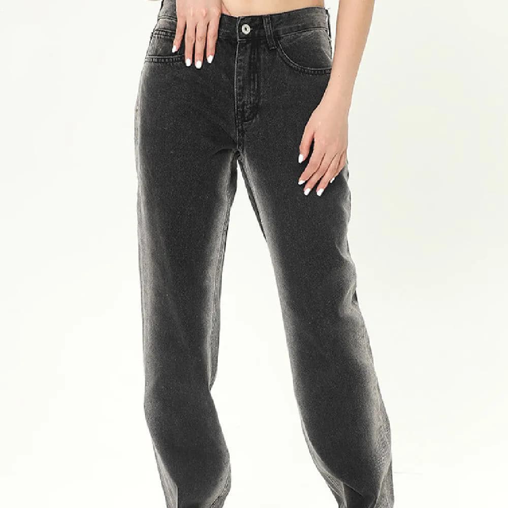 image-Women's Fashionable And Nostalgic Washable Jeans