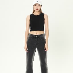image-Women's Fashionable And Nostalgic Washable Jeans