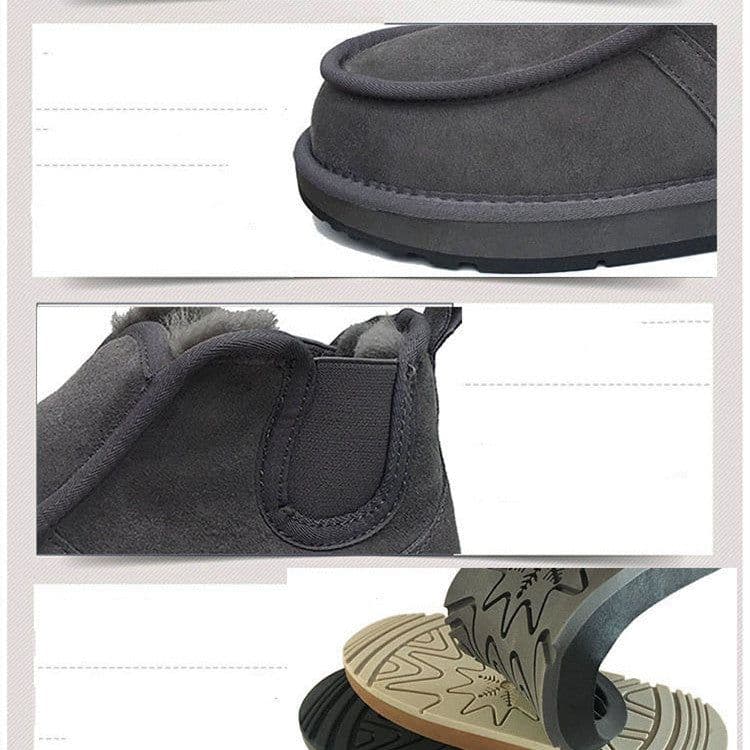 image-Thickened Warm Snow Cotton Shoes Are Antiskid