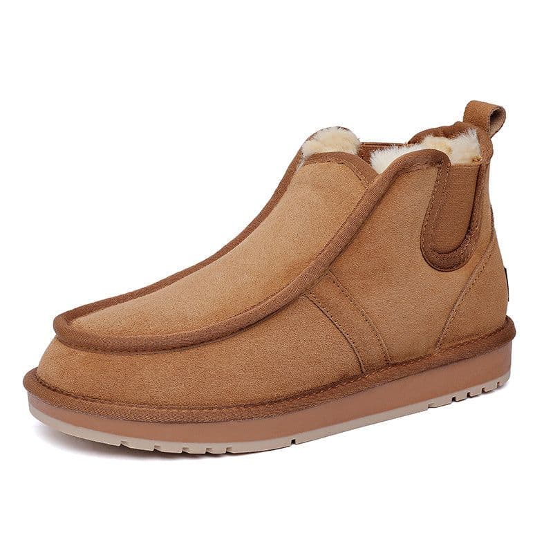 image-Thickened Warm Snow Cotton Shoes Are Antiskid