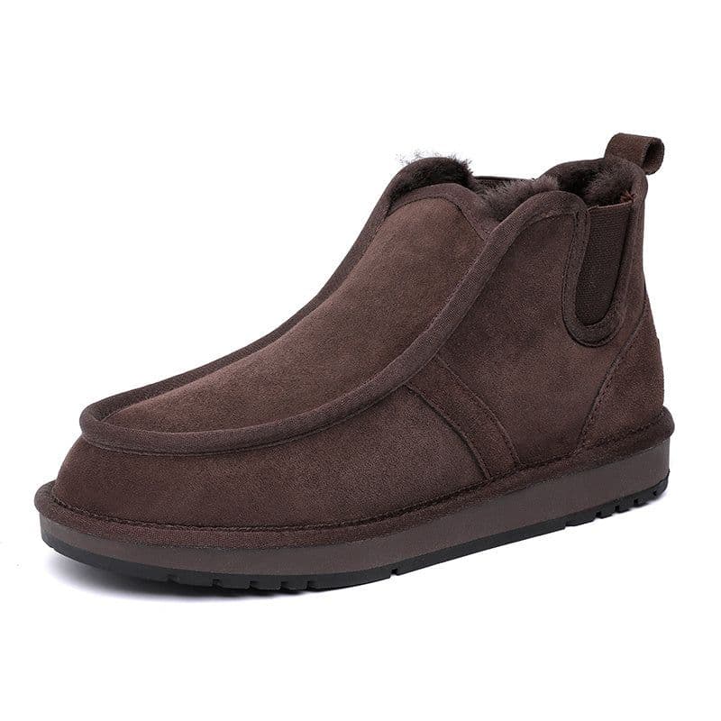 image-Thickened Warm Snow Cotton Shoes Are Antiskid