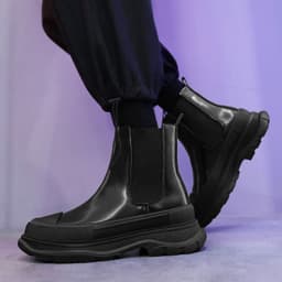 image-Fashion Personality High Top Shoes Thick Soles