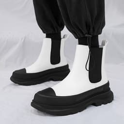 image-Fashion Personality High Top Shoes Thick Soles