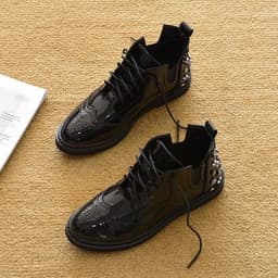 image-New European And American Winter Flat Heel Short Boots