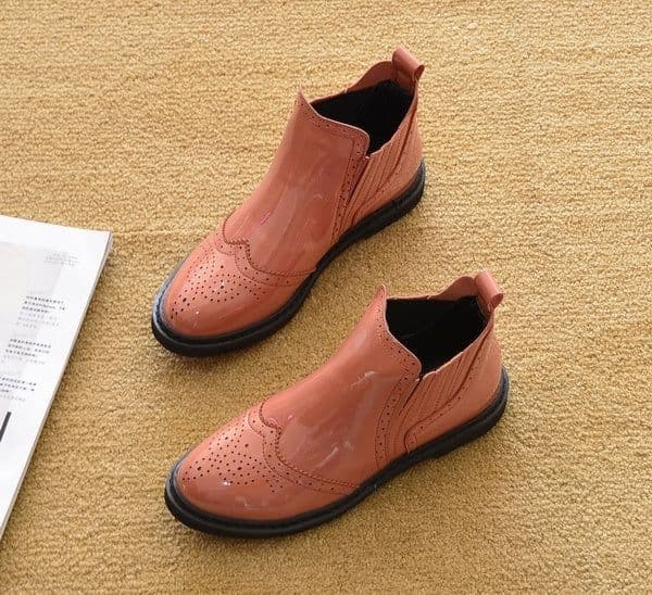 image-New European And American Winter Flat Heel Short Boots